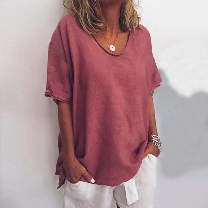 Van Dijkman Mode® | LINEN BLOUSE