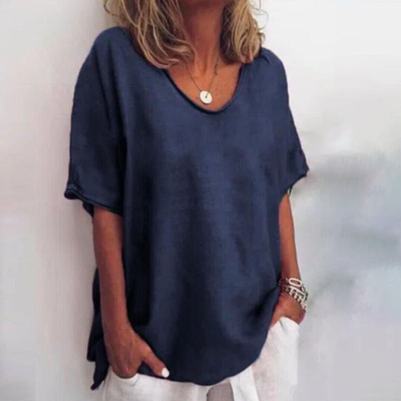 Van Dijkman Mode® | LINEN BLOUSE