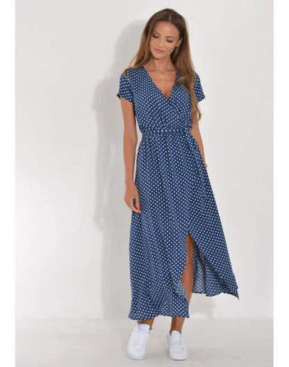 Van Dijkman Mode® | Elegante Zomerjurk met V-hals
