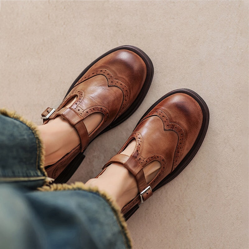 Van Dijkman Mode® | Elegante Leren Damesschoen