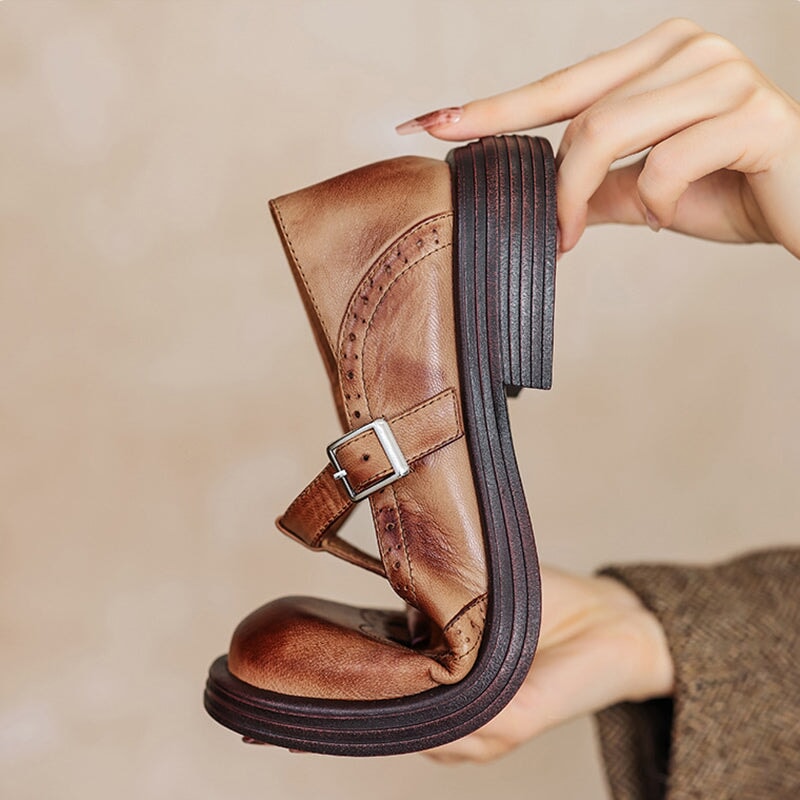 Van Dijkman Mode® | Elegante Leren Damesschoen