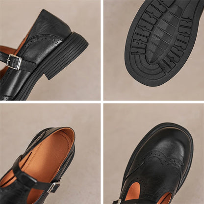 Van Dijkman Mode® | Elegante Leren Damesschoen