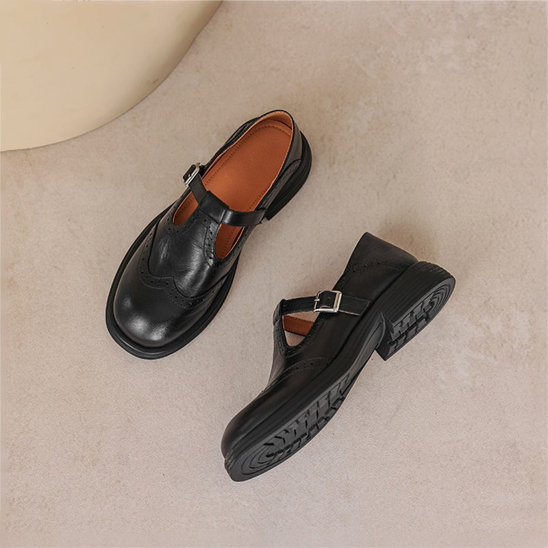 Van Dijkman Mode® | Elegante Leren Damesschoen