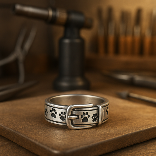 Levii Ring met Schattige Halsband Hond