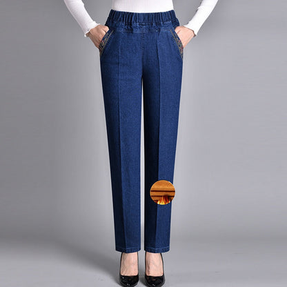Linden Mode | Jeans met Elastische Taille en Zijzakken