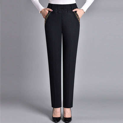 Linden Mode | Jeans met Elastische Taille en Zijzakken
