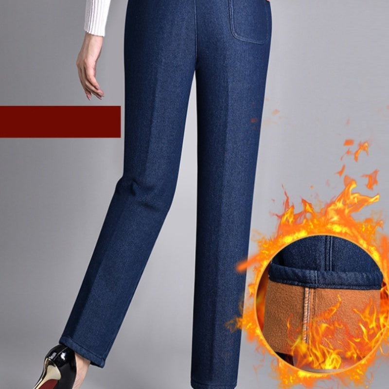 Linden Mode | Jeans met Elastische Taille en Zijzakken