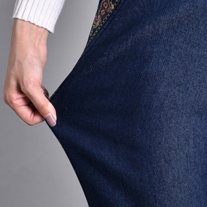 Linden Mode | Jeans met Zijzakken en Elastische Taille