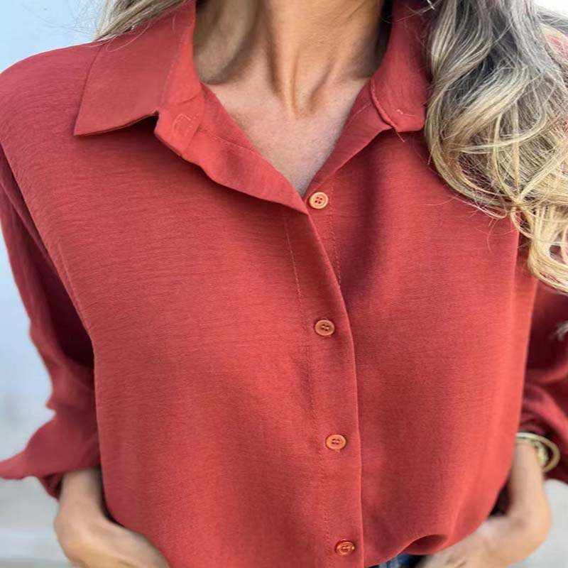 Van Dijkman Mode® | Klassieke Langermige Blouse