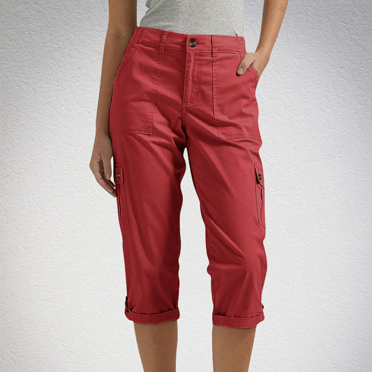 Linden Mode | Capri Broek met Meerdere Zakken