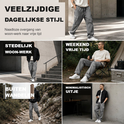 Van Dijkman Mode® | Heren Cargobroek