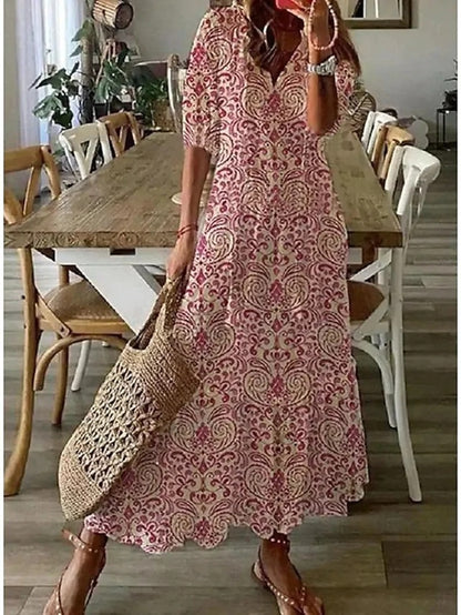 Van Dijkman Mode® | Elegante Bohemian Jurk