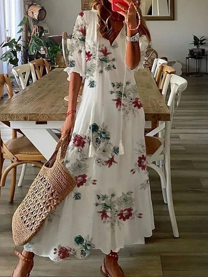 Van Dijkman Mode® | Elegante Bohemian Jurk