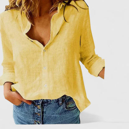 Van Dijkman Mode® | Tijdloze Blouse met Sjaalkraag